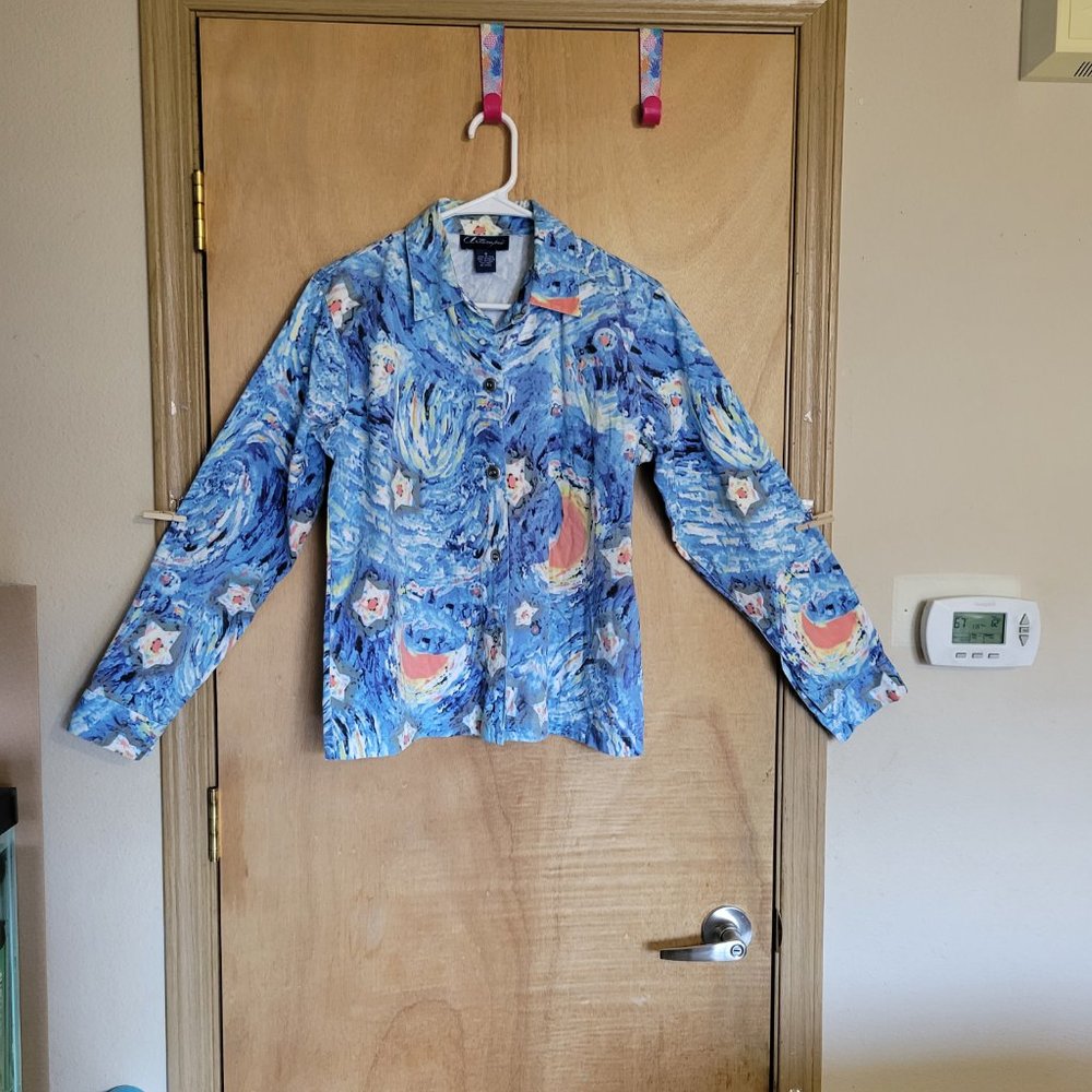 Artscapes Jean Jacket Small Colorful